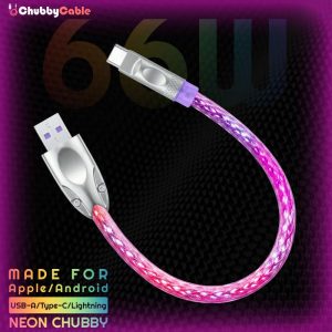 “Neon REZNIKA” Power Bank-barát színváltó világító kábel