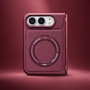 REZNIKA Armor LuxeFold™ – Premium Leather MagSafe Case for iPhone Duo
