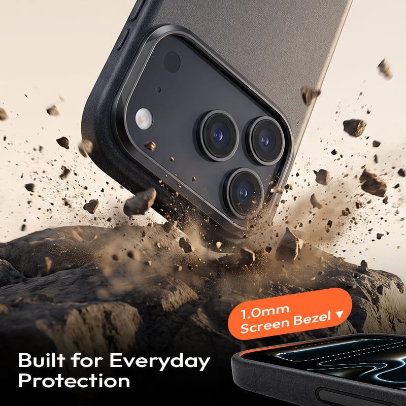 REZNIKA Armor SandSkin – Premium Sand-Matte MagSafe Case with Built-in Stand for iPhone 18 - Image 4