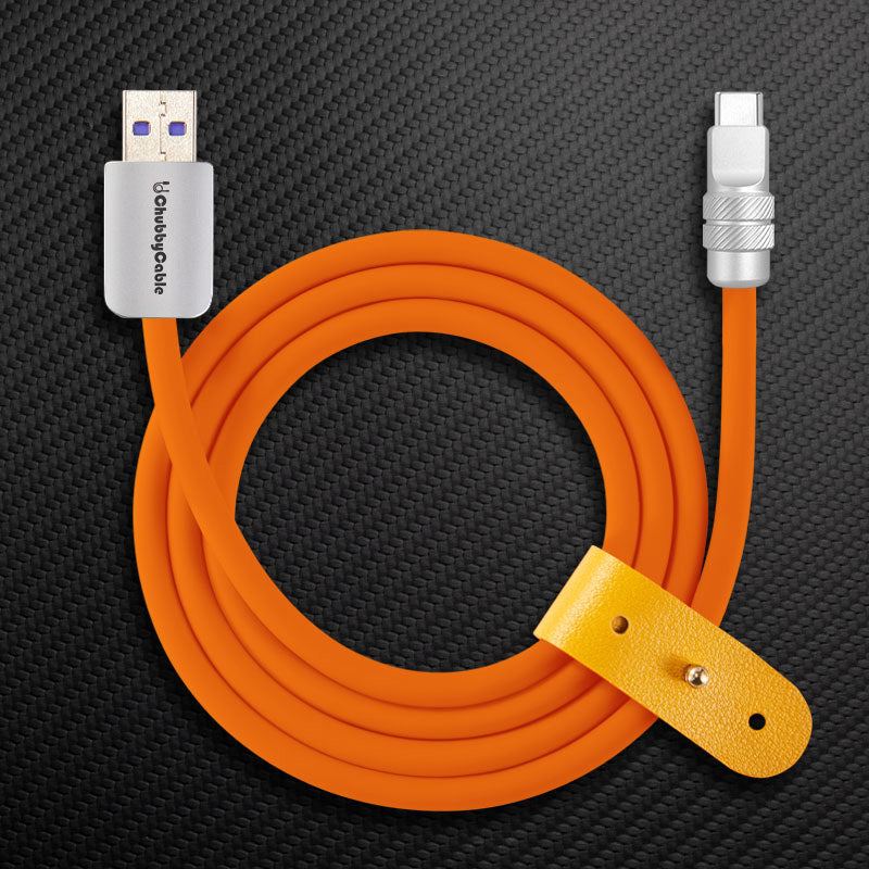 "Spiral Exture" 240W Metal Connect Fast Charging Cable - Image 10