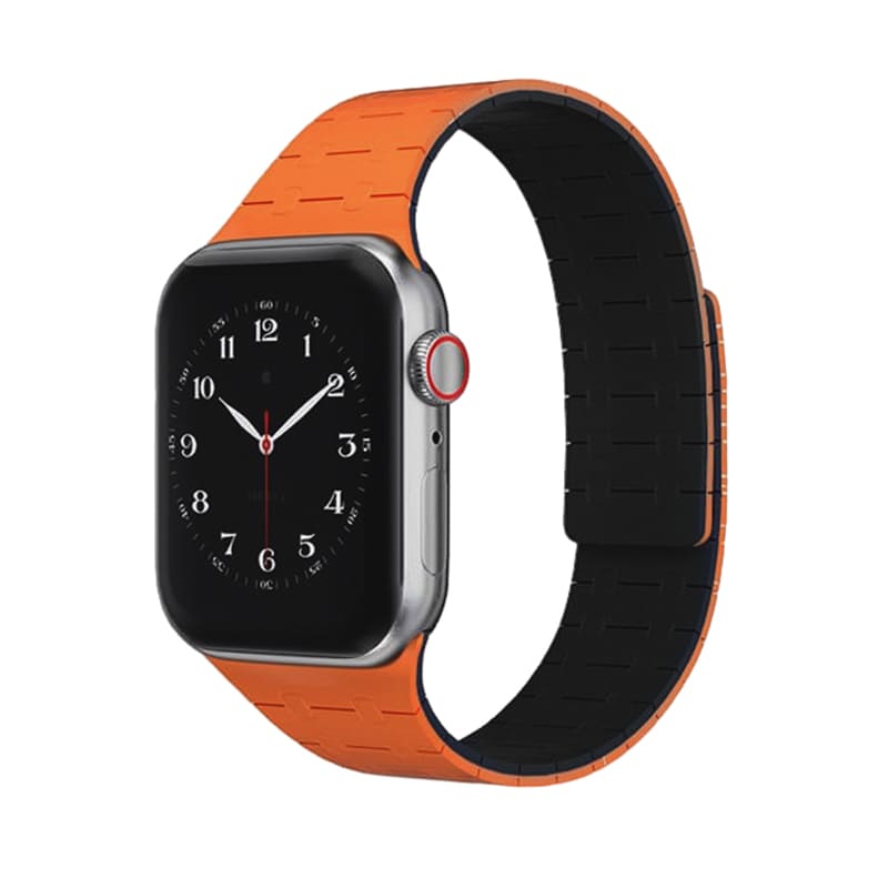 "Kéttónusú" sport szilikon mágneses légáteresztő szíj Apple Watchhoz - Image 9