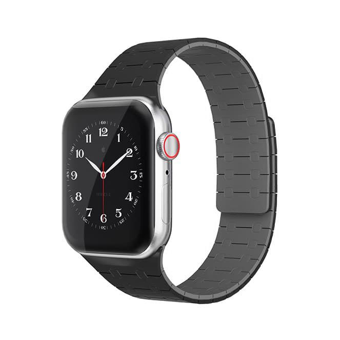 "Kéttónusú" sport szilikon mágneses légáteresztő szíj Apple Watchhoz - Image 7