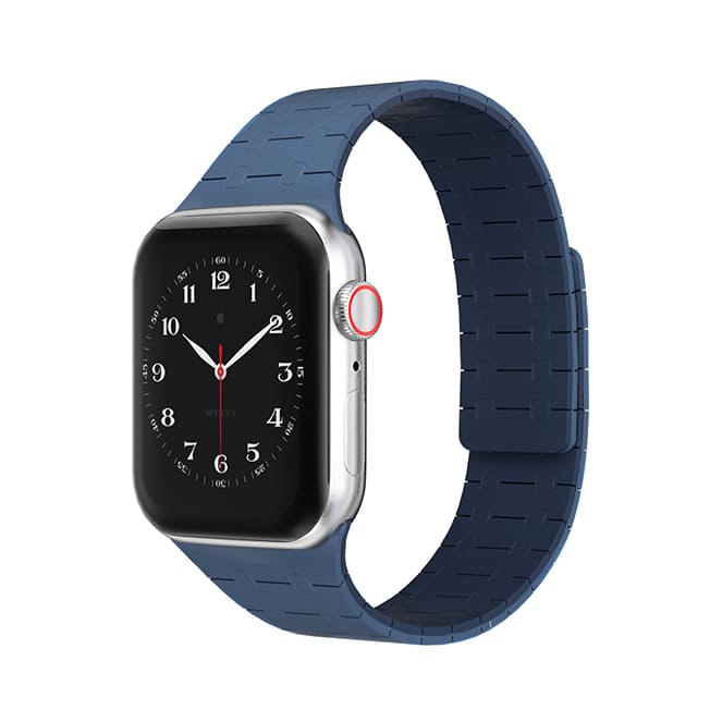 "Kéttónusú" sport szilikon mágneses légáteresztő szíj Apple Watchhoz - Image 8