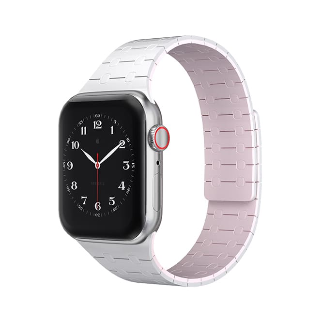 "Kéttónusú" sport szilikon mágneses légáteresztő szíj Apple Watchhoz - Image 10