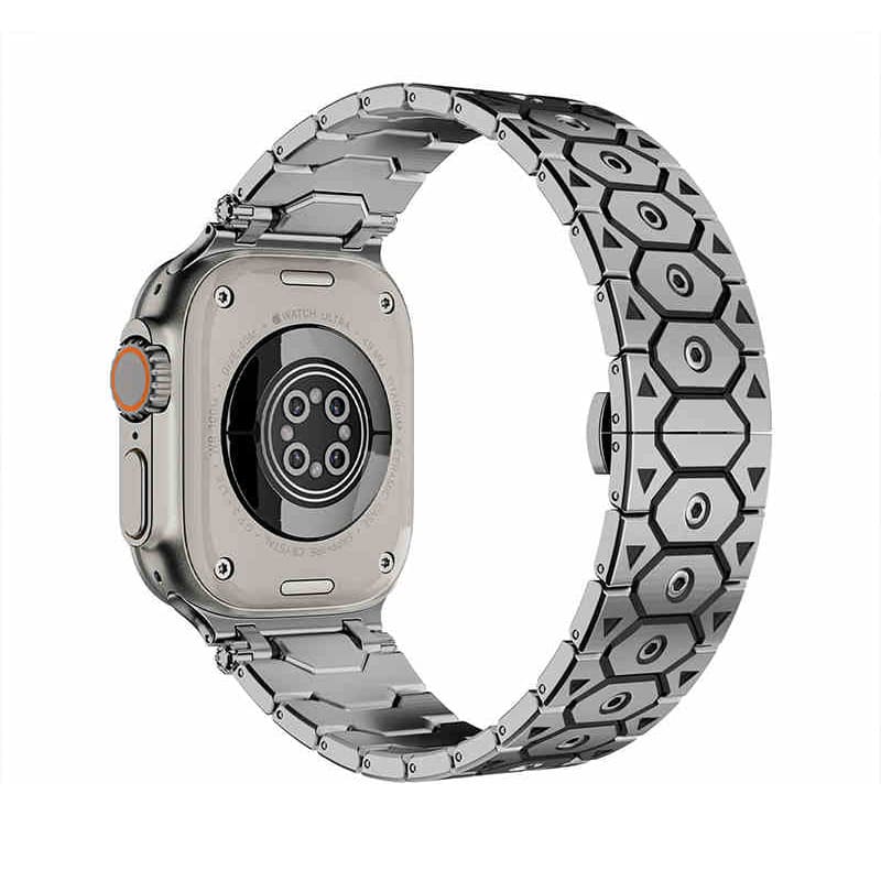 "Újradefiniált elegancia" luxus titán rozsdamentes acél szíj Apple Watchhoz - Image 13
