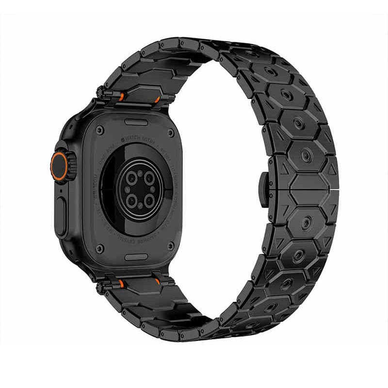 "Újradefiniált elegancia" luxus titán rozsdamentes acél szíj Apple Watchhoz - Image 9