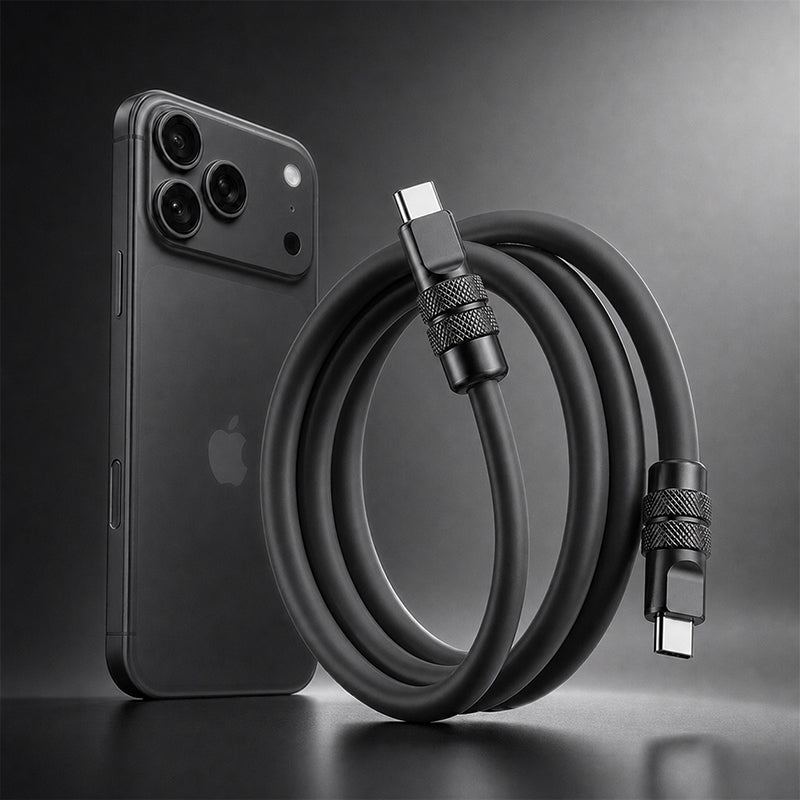 “REZNIKA 18” 240 W-os eloxált gyorstöltő kábel iPhone 18-hoz - Image 7