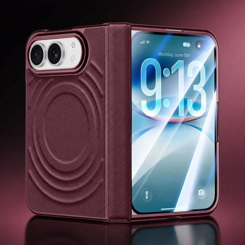 REZNIKA Armor FoldPro – Mágneses bőr tok iPhone 18 Fold készülékhez - Image 7