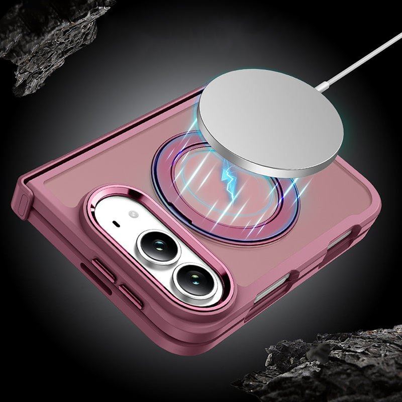 REZNIKA Armor FoldX – Soft Touch mágneses összecsukható állvány tok iPhone 18 Fold készülékhez - Image 2