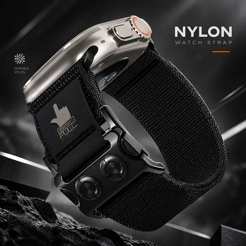 REZNIKA Band FlexPro – Páncél ihlette rugalmas nylon szíj Apple Watchhoz - Image 5