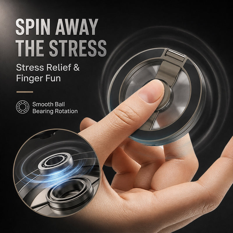 REZNIKA Grip Gyro – Mágneses összecsukható Fidget Spinner telefonállvány - Image 4
