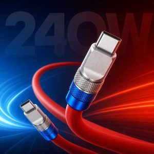 “REZNIKA Duo” 240 W-os gyorstöltő kábel kéttónusú csatlakozóval